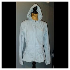 The North Face Light Blue Hooded Jacket